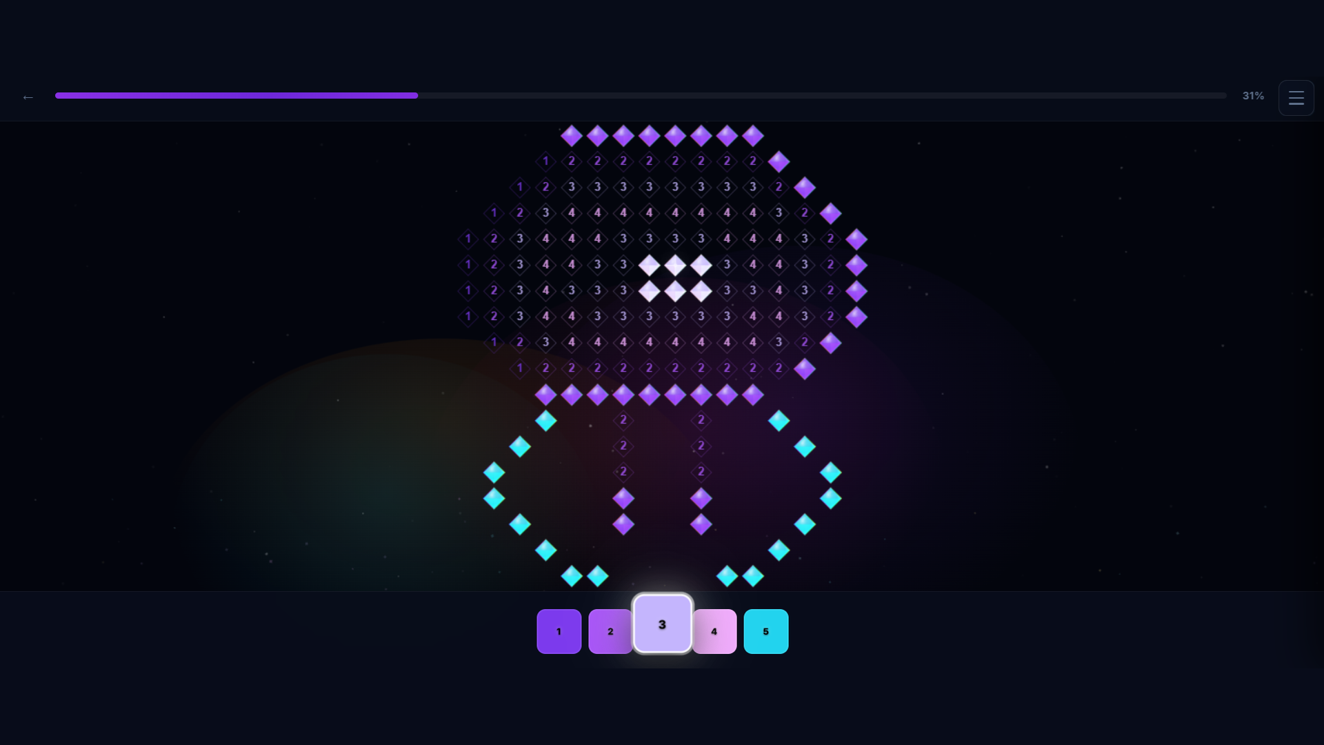 Алмазная живопись - мозаика