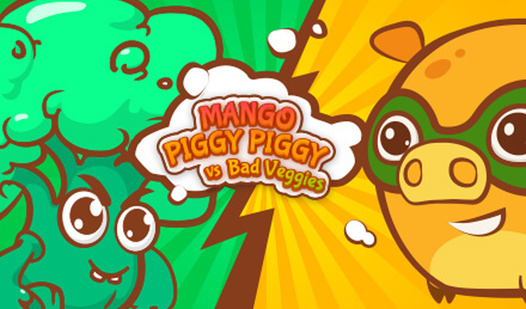 Mango Piggy Piggy vs Bad Veggies