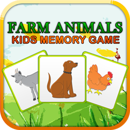 Farm Animals: Kids Learning Memory Game