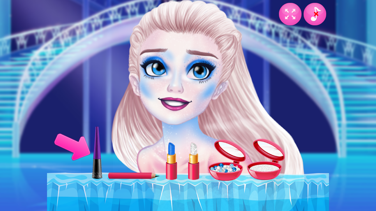 Новый Макияж Снежной Королевы Элизы — играть онлайн бесплатно на Яндекс ...