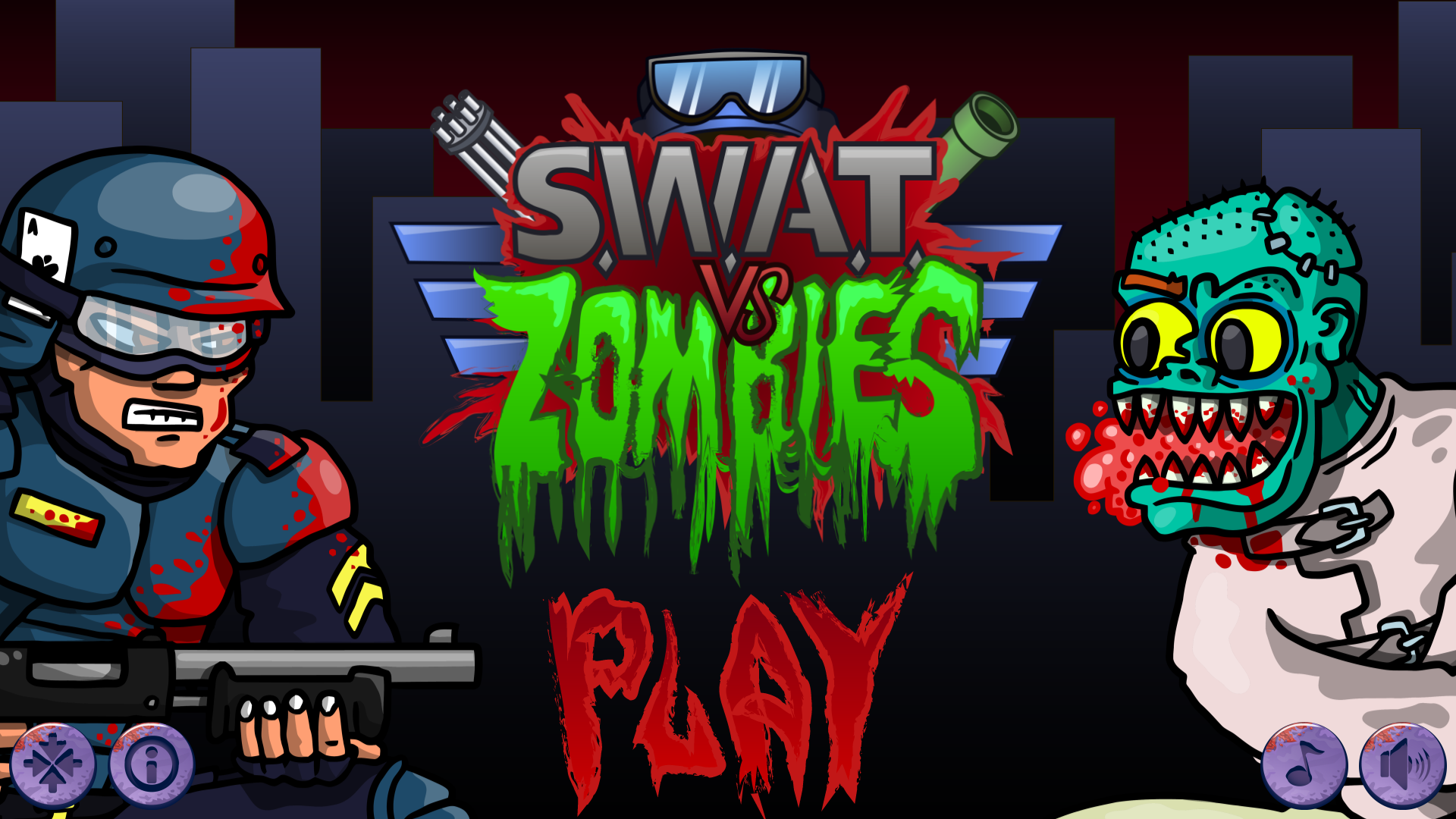 Kill the Zombies: Zombies vs SWAT - Jogo Gratuito Online