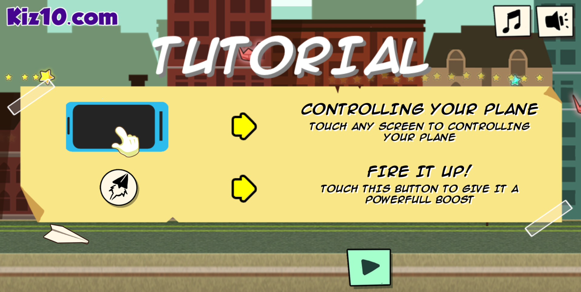 Paper Flight — play online for free on Yandex Games