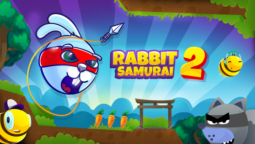 Rabbit Samurai 2 - Super Ninja Ball — Play Online For Free On Yandex Games