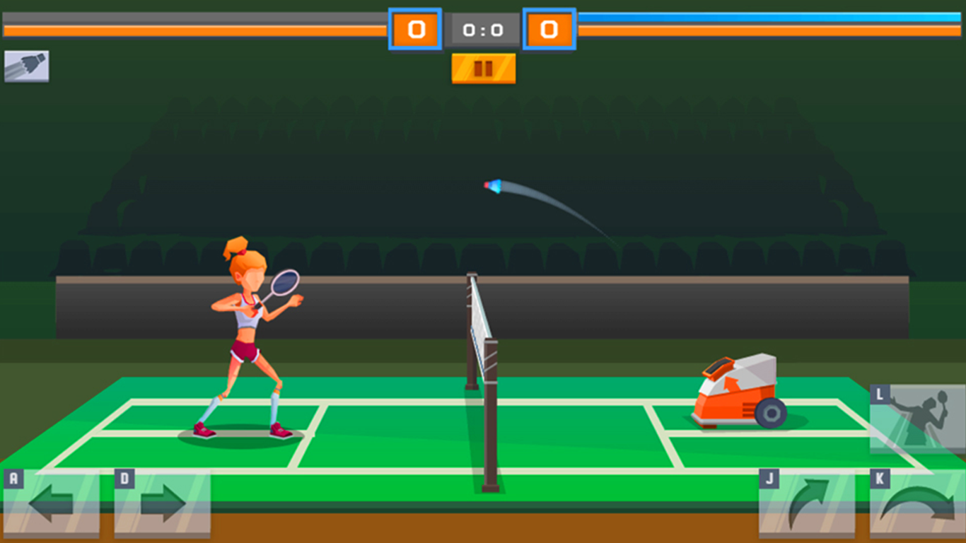 Badminton League — play online for free on Yandex Games