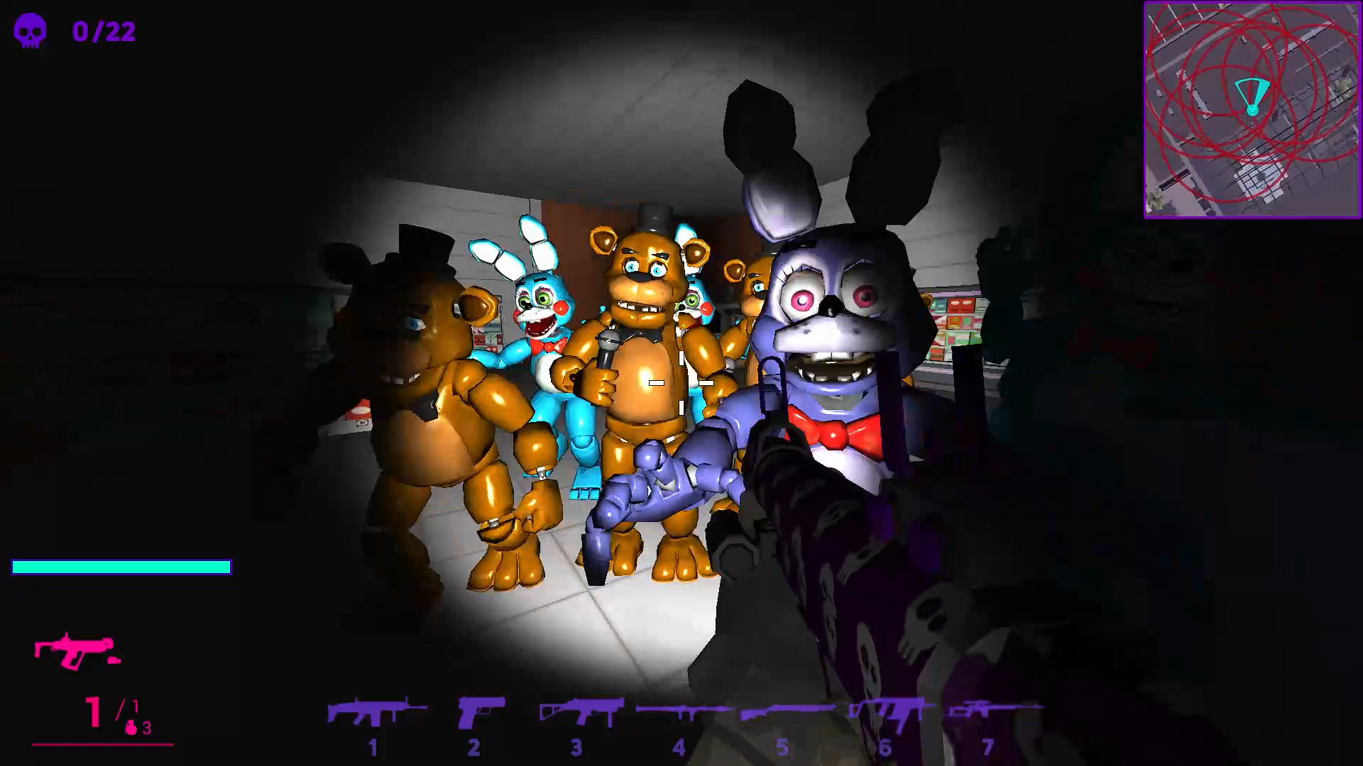 five nights at freddys shooting games