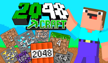 2048 craft: открой все блоки!