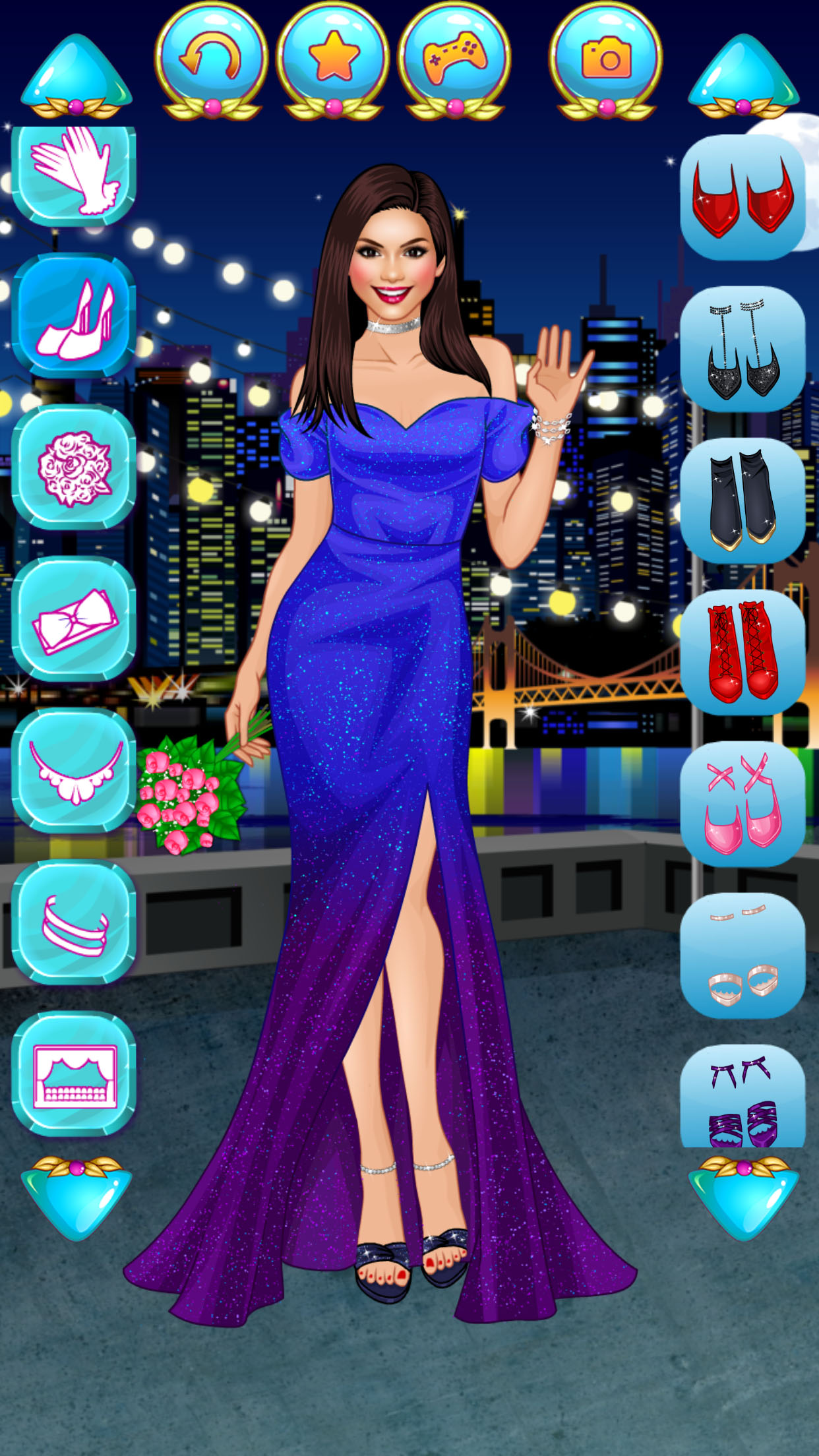 Glam Girls Dress Up — play online for free on Yandex Games