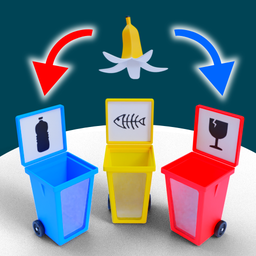Sort in trash 3D
