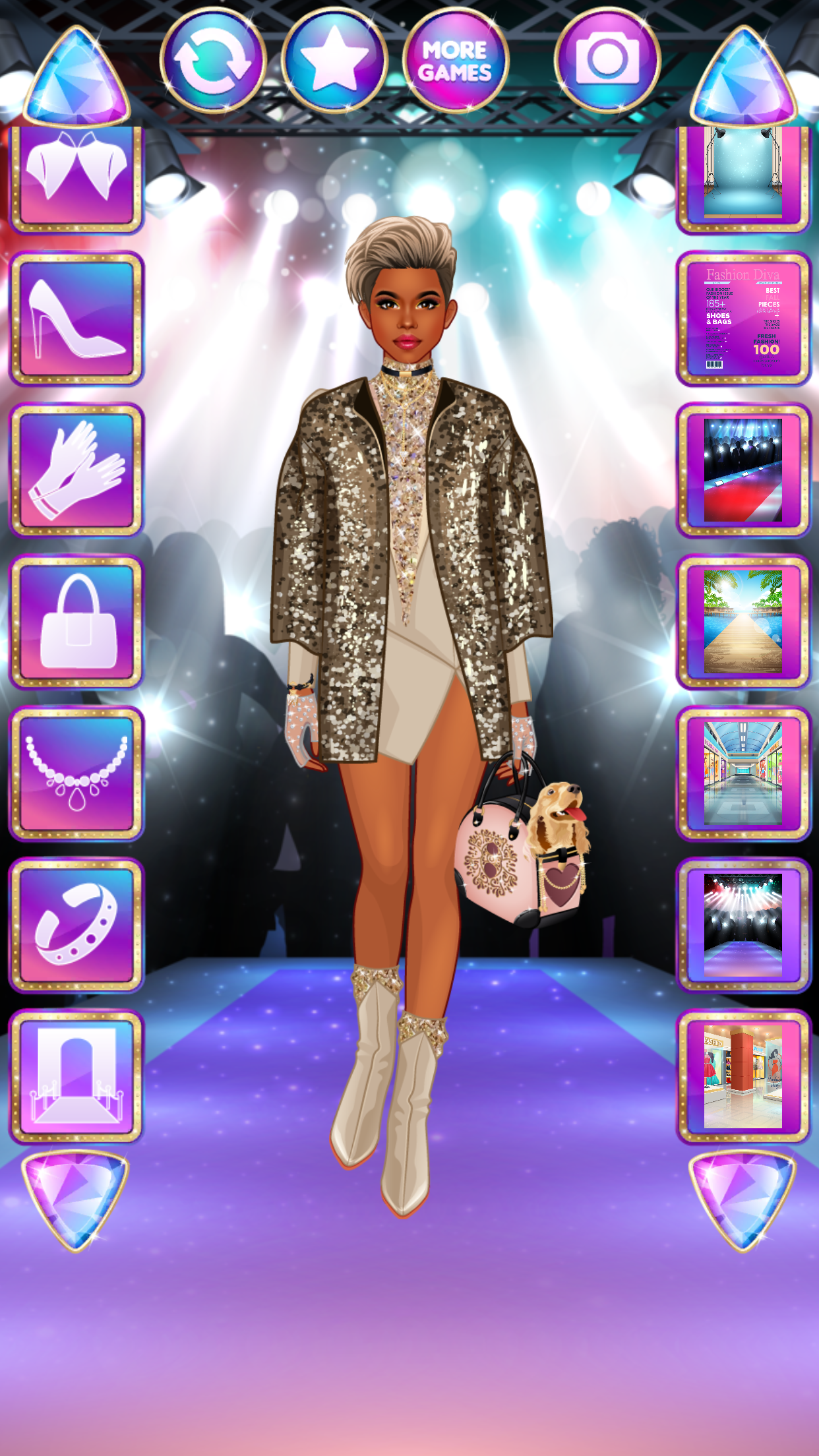 Glam Girls Dress Up — play online for free on Yandex Games