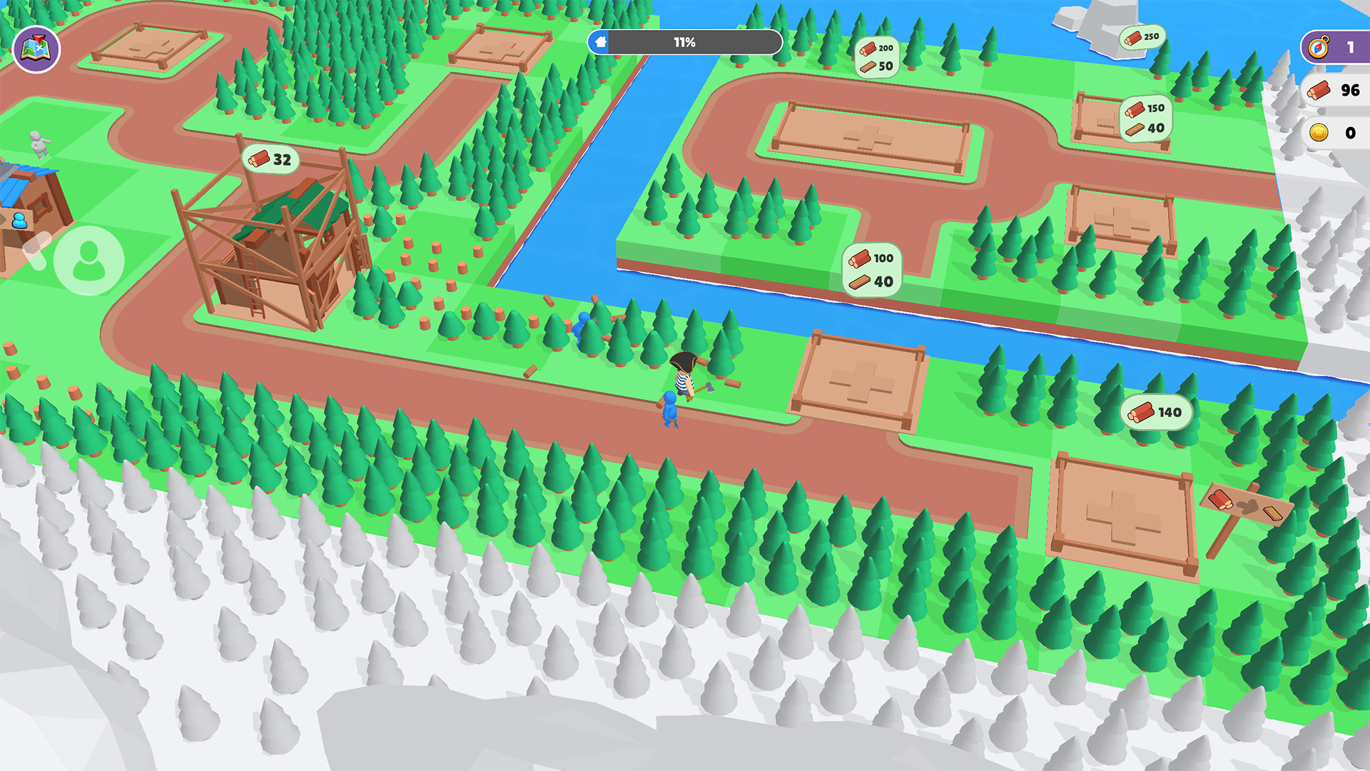 Noob Lumberjack — play online for free on Yandex Games