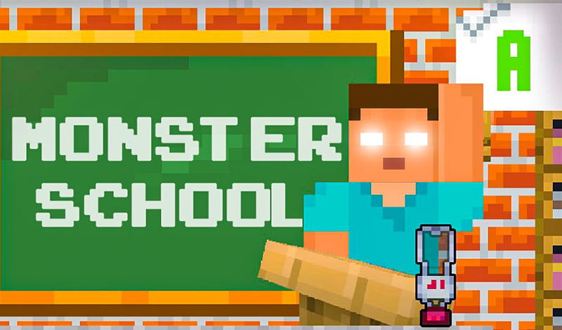 Monster School Challenges — play online for free on Yandex Games