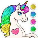 Unicorn Coloring Dress Up