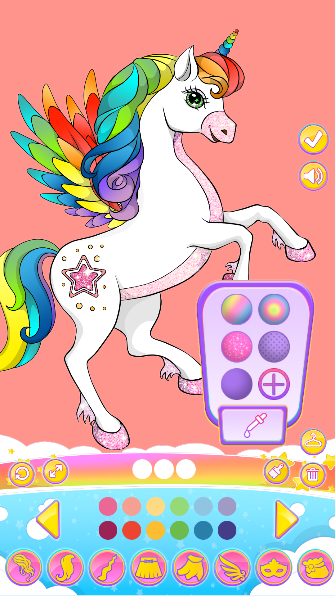 Fabuluous Cute Unicorn Coloring Book - Jogos na Internet