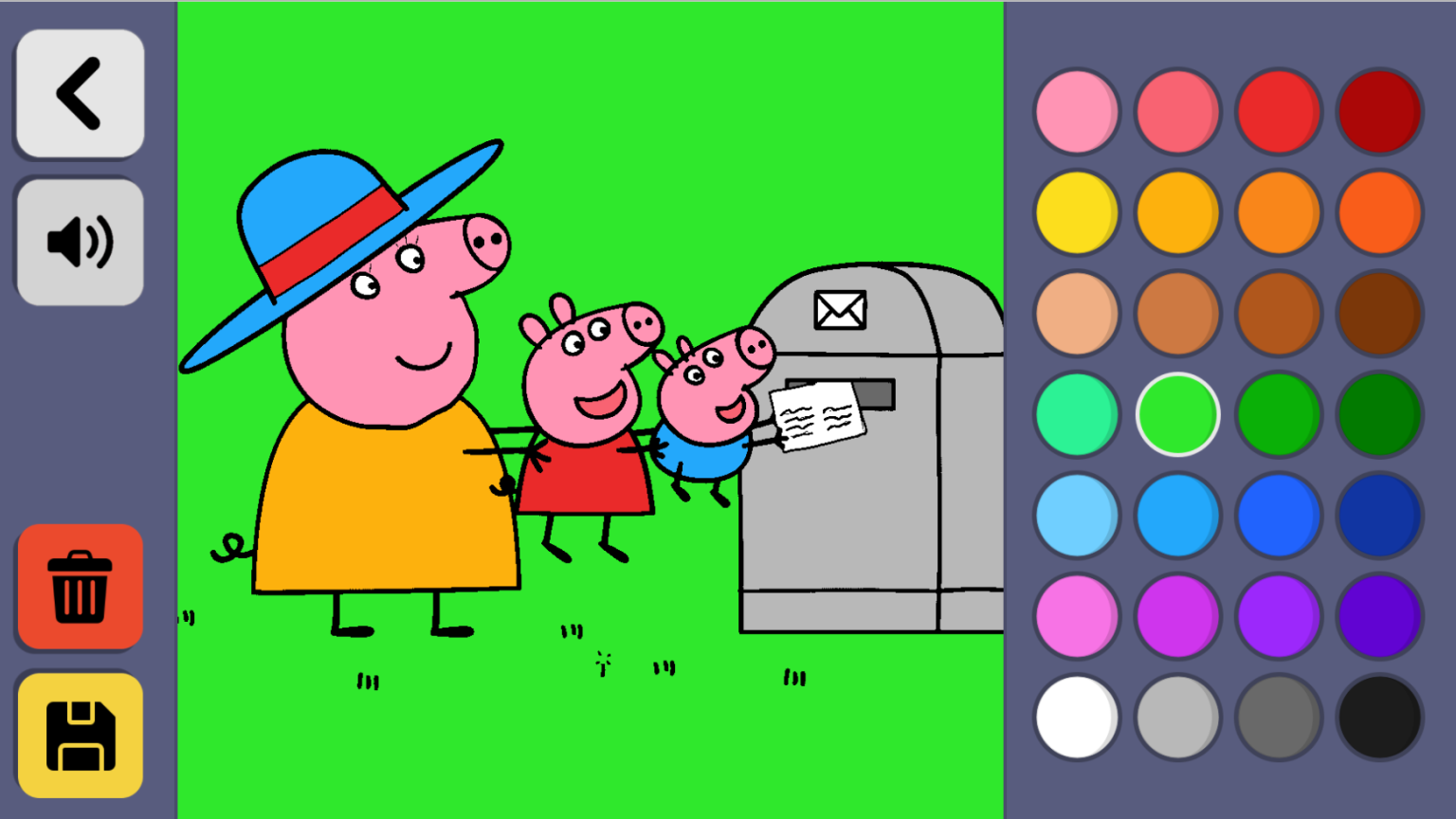 раскраски Peppa Pig