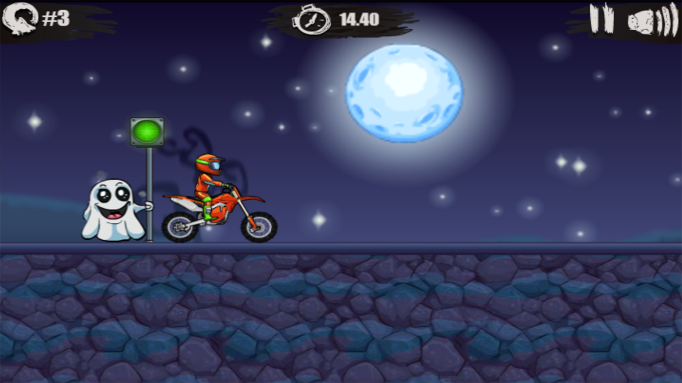 Moto X3M Spooky Land: Halloween Racing