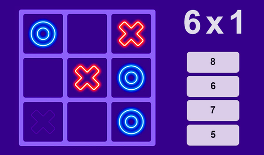 Tic Tac Toe Math | Game Gratis KibrisPDR