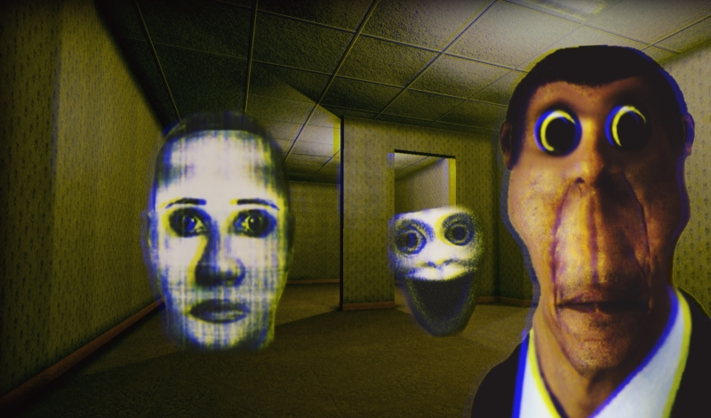 NEXTBOTS IN BACKROOMS! (SCARY) - Garry's mod Sandbox 