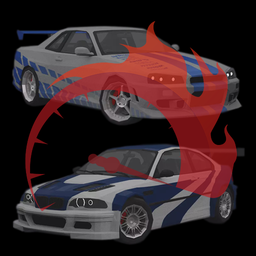 Drag race in the flow