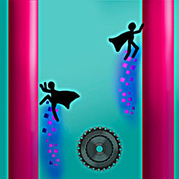 Stickman: parkour in a vertical maze