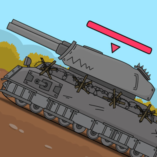 Tanks 2D: Battle with Ratte