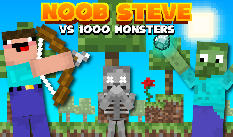 Noob vs 1000 Zombies! 🕹️ Jogue no CrazyGames