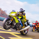 Sports Bikes Race Track