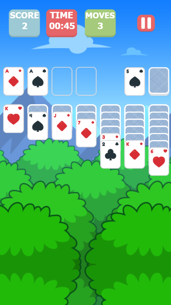 Solitaire — play online for free on Yandex Games