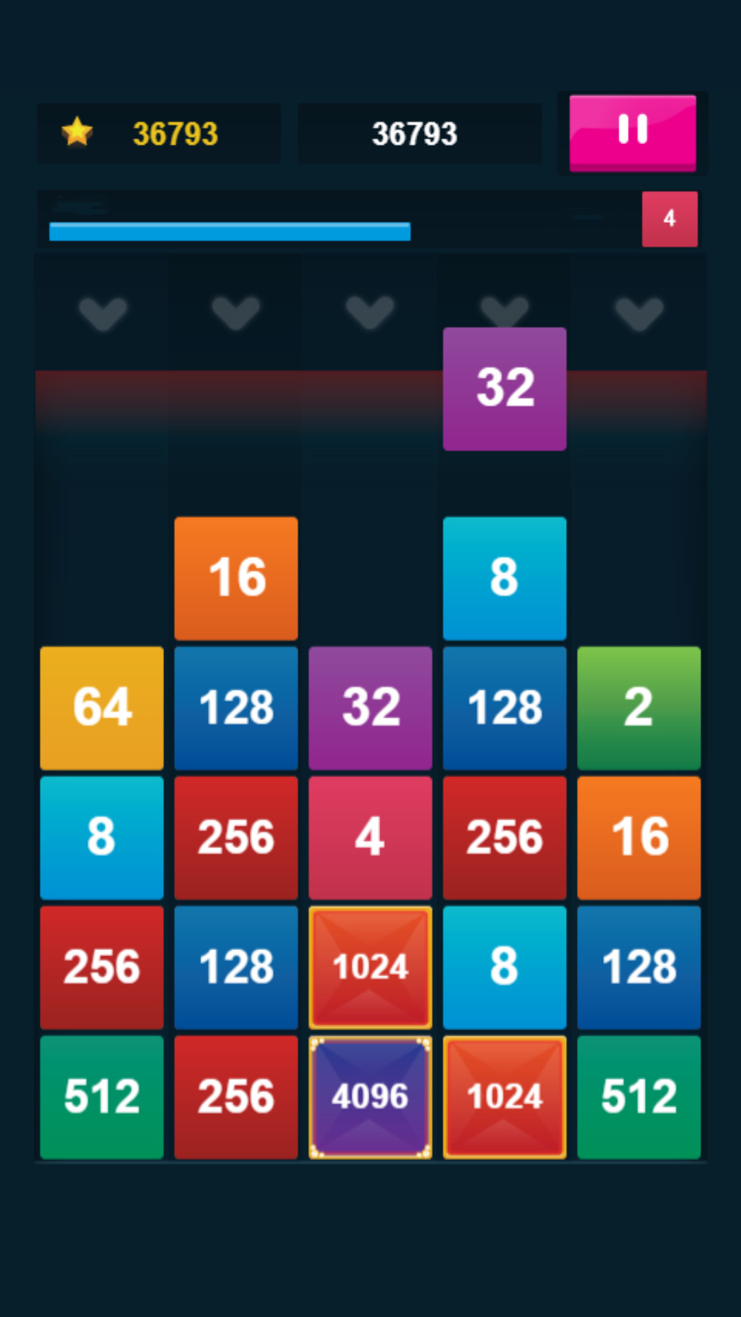 2048: X2 Merge Blocks 🕹️ Jogue no Jogos123