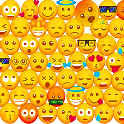 Find the same emoticons