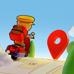 Pizza delivery on the maps