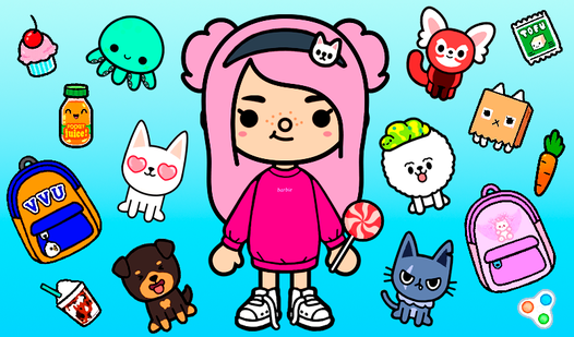 Toka Boca Stylist: Dress Up — hrať online zadarmo na Yandex Games