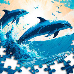 My puzzles: Dolphins