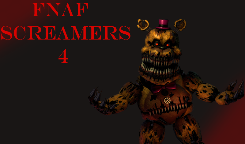Download Nightmare Foxy - Fredbear Nightmare PNG image for free