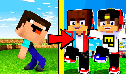 Нубы танчаць пад кліпы ютуберов ў Майнкрафт!