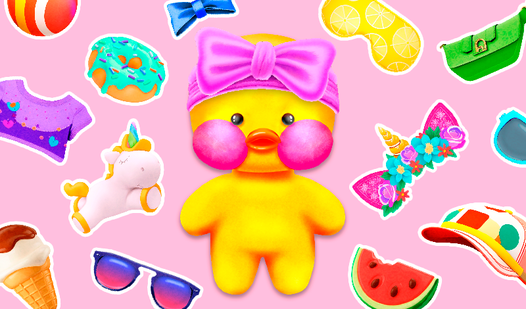 Уточка Лалафанфан Стилист: Одевалки (ад Girls Games Puzzles) - гуляць ...