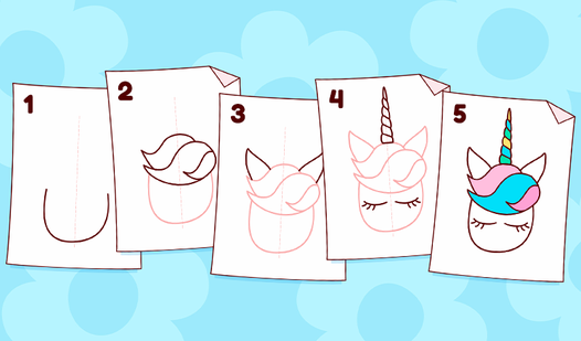 Как рисовать милые картинки по шагам (от Girls Games Puzzles) - играть ...