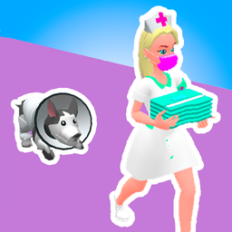 Vetclinic doctor, safe dog and cat