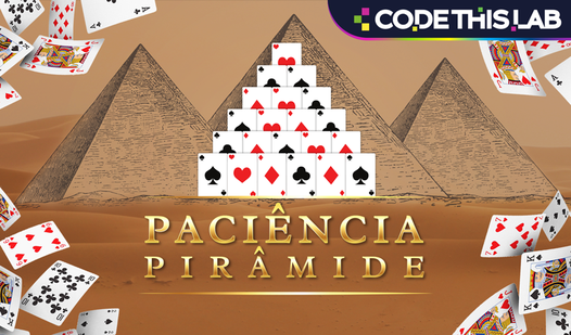 Jogando o jogo de Paciência Pyramid 