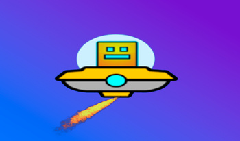 Geometry Dash flying saucer challenge power