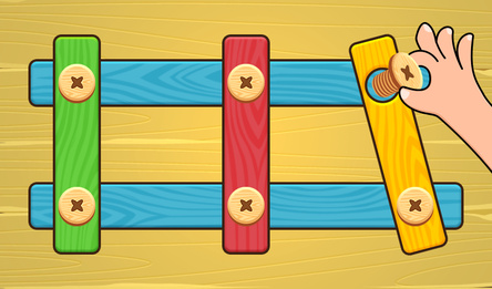 Болты и гайки - головоломка