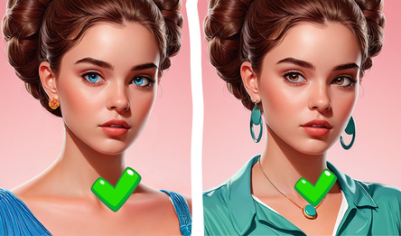 Найди Отличия: Красочный Мир