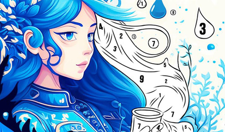 АСМР Раскраска по номерам