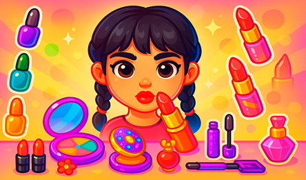 Make up Salon Время разукрасить Уэнсдей