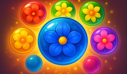 Соединяй Шарики с Цветами