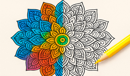 Раскраска Антристресс для взрослых АСМР