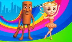 Сумасшедший Спуск! Рэгдолл Летит с Горки!