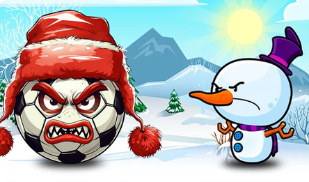 Бегущий шарик: зимнее приключение