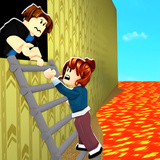 Пол это Лава: Обби!