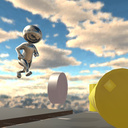 Steel Run: Clouds and Obstacles
