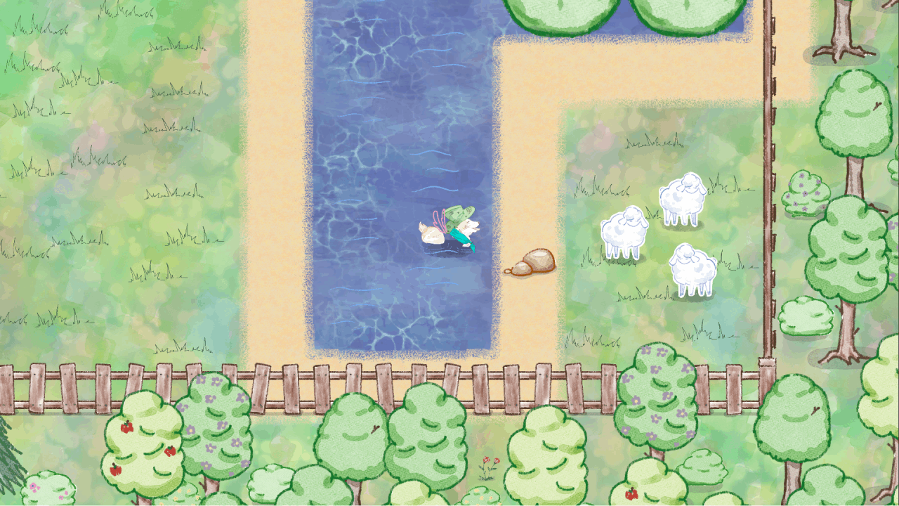 Скриншот игры Sheep Roundup